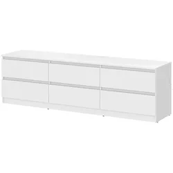купить Тумба напольная для TV MebelStar NEO 6S 180x43x53 White (MBS-1288) в Кишинёве 