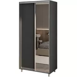 cumpără Dulap my-STYLE C10H2T02AM02-U22, 100x220, антрацит în Chișinău 