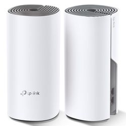 Whole-Home Mesh Dual Band Wi-Fi AC System TP-LINK, "Deco E4(2-pack)", 1200Mbps, MU-MIMO, up to 260m2