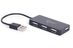 USB 2.0 Hub 4-port Gembird "UHB-U2P4-04", Black