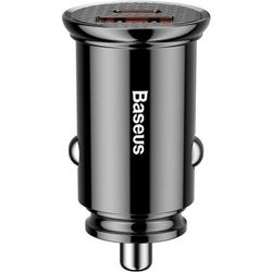 cumpără Încărcător pentru automobil Baseus CCALL-YS01 1*USB-A+1*Type-C 30W, Black în Chișinău 