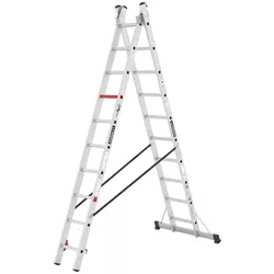 купить Лестница Cagsan TSA6 двухсекционная, 2x10 ст, H=4.94m, макс.нагрузка150kg в Кишинёве 