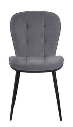 купить Стул Interdepo GIO, Dark Grey Velour в Кишинёве 