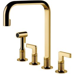 купить Смеситель кухонный Gessi 58703-246 Inciso Gold PVD в Кишинёве 
