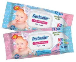 Салфетки влажные Freshmaker KISS Collection Baby 72