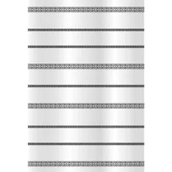 cumpără Perdea de duș Bisk 08179 TXT MONDO, alb/negru 180x200 în Chișinău 