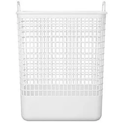 купить Корзина для белья Бытпласт 57622 Econova Kobo 35L, 38x26,2x50 см, белый в Кишинёве 