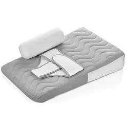 купить Гнездо для новорожденных BabyJem 132 Salteluta pozitionator pentru bebelusi Baby Reflux Pillow Gri в Кишинёве 