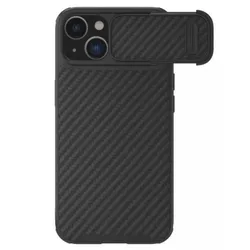 купить Чехол для смартфона Nillkin Synthetic Fiber S iPhone 15 Plus/ iPhone 14 Plus, Black в Кишинёве 