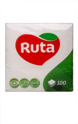 Ruta șervețele de hîrtie mari,100 buc