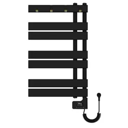 купить Полотенцесушитель Avonflow Oxo 500x800 400W, сталь, правое подключение, черный мат в Кишинёве 