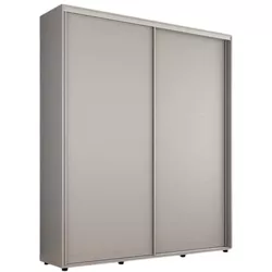 cumpără Dulap Mobildor-Lux Compact uși glisante PAL fără ornament (190x45x220H cm) Grey în Chișinău 