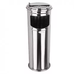 купить Урна для мусора Hydro S Tip 1 + scrumieră, Inox 0430045 в Кишинёве 