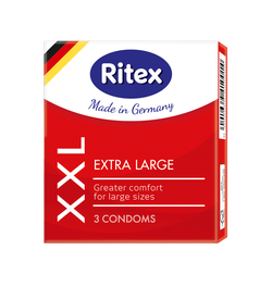 Prezervative - RITEX XXL 3buc, Cutie 20x3buc