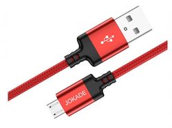 Jokade Cable USB to Micro USB Junlian 5A 1m JA001, Red
