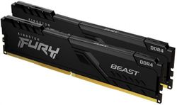 16GB DDR4-3733MHz  Kingston FURY Beast (Kit of 2x8GB) (KF437C19BBK2/16), CL19-23-23, 1.35V, Black