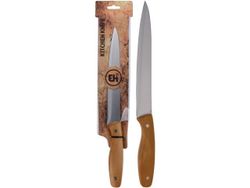 Нож кухонный EH лезвие 20cm, длина 33cm, деревянная ручка