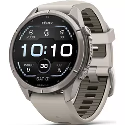 купить Смарт часы Garmin Fenix 9 Pro, 43mm,Ti, FogGry/DkSdsn band (010-04335-86) в Кишинёве 