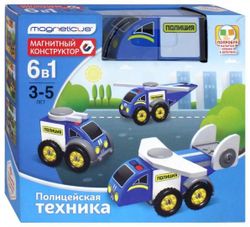 Magneticus конструктор Полицейская техника