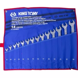 cumpără Cheie fixă King Tony 12A4MRN ключи комбинированные облегченные удлинённые 8~24мм. 14 пр. (Tetron) în Chișinău 