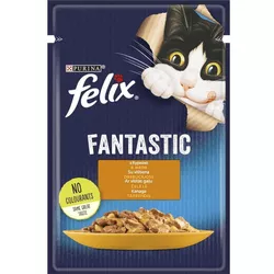 cumpără Hrană pentru animale de companie Purina Felix Fantastic cons.in aspic p/pisici (pui) 85g (26) în Chișinău 