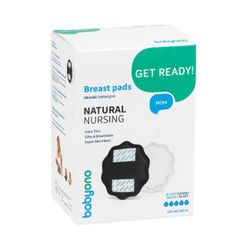 BabyOno прокладки для груди чёрные Natural Nursing, 24 шт