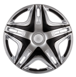 Capac d16 Dacar fata Super Silver 2pcs