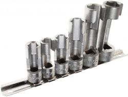 cumpără Set de tubulare, bite, duze JTC JTC-4536 Набор головок разрезных 6-ти гранных (6 предм.) în Chișinău 