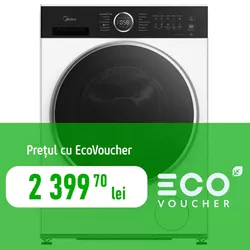 купить Стиральная машина с фронтальной загрузкой Midea MF205W100BA30/W-BK в Кишинёве 