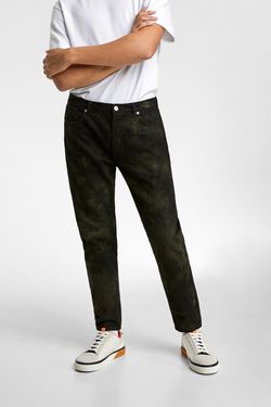 Брюки ZARA Черный/зеленый zara 6688/314/505