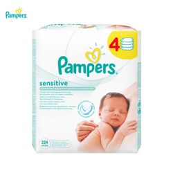 Влажные салфетки Pampers Sensitive блок (56x4)