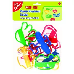 купить Набор для творчества BuBu 00001 Cuttere pentru plastilină, 10 buc в Кишинёве 