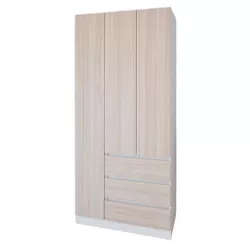 купить Шкаф Smartex (15860) N15 100cm Alb+St.Deschis в Кишинёве 