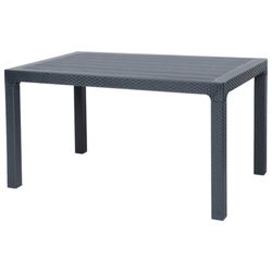 cumpără Mobilier pentru grădină Hydro S Masă Rattan, 140x80x75, Antracit în Chișinău 