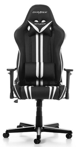 купить Gaming кресло DXRacer Racing GC-R9-NW-Z1, Black/White/Black в Кишинёве