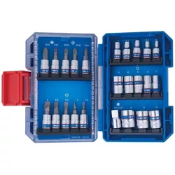 купить Набор головок, бит, насадок King Tony 2547MR-EB набор 1/4" торцевых головок E, вставок (бит) и переходников, 47 пр. в Кишинёве 