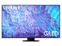 Televizor 55" LED SMART TV Samsung QE55Q80CAUXUA, QLED 3840x2160, Tizen OS, Silver