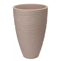купить Цветочный горшок ProGarden 57452 Vaza, D39cm, H60cm, plastic, bej в Кишинёве 