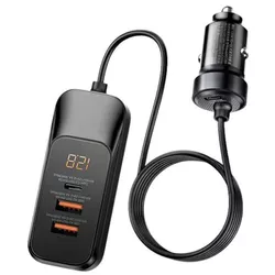 купить Зарядное устройство для автомобиля Remax RCC355 120W PD+QC Black в Кишинёве 