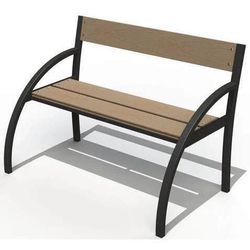 купить Комплектующий элемент для детской площадки Copfer РТР 048.001 Скамейка со спинкой 1,2 м (для установки на бетон) в Кишинёве 