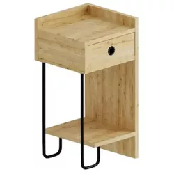 cumpără Noptieră Trendy Sirius Dreapta, Stejar, 32x61x30cm (GTR001513) în Chișinău 