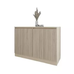 cumpără Comodă Smartex (16473) Т8 160cm Ivory+Stejar Deschis în Chișinău 