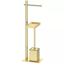 купить Ёршик для унитаза Gappo G906-3 Satin Gold в Кишинёве 