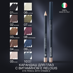 КАРАНДАШ ДЛЯ ГЛАЗ С МАСЛОМ ЖОЖОБА  RELOUIS(ИТАЛИЯ )