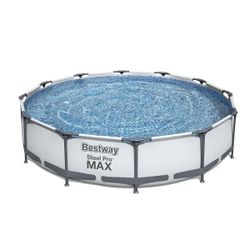 Piscina cu Carcas Bestway 56416, 6473l, Gri, 56416