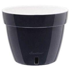 cumpără Ghiveci pentru flori Santino Asti (12.0L, Antracit/Alb) în Chișinău 