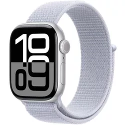 cumpără Ceas inteligent Apple Watch Series 10 GPS 42mm Silver Aluminium Case with Blue Cloud Sport Loop MWWD3 în Chișinău 