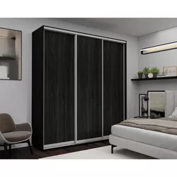 купить Шкаф Nex Home Dulap cu uși glisante, 300x60x240cm, PAL, Antracit в Кишинёве 