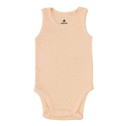 купить Детская одежда Minikin 25170586 Ажурный листик Боди-майка р-р86, персиковый, унисекс в Кишинёве 