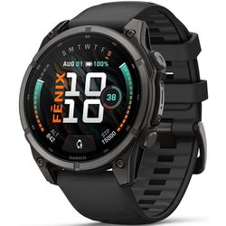 купить Смарт часы Garmin Fenix 9, 47mm, Carbon DLC, Black Band (010-04762-11) в Кишинёве 